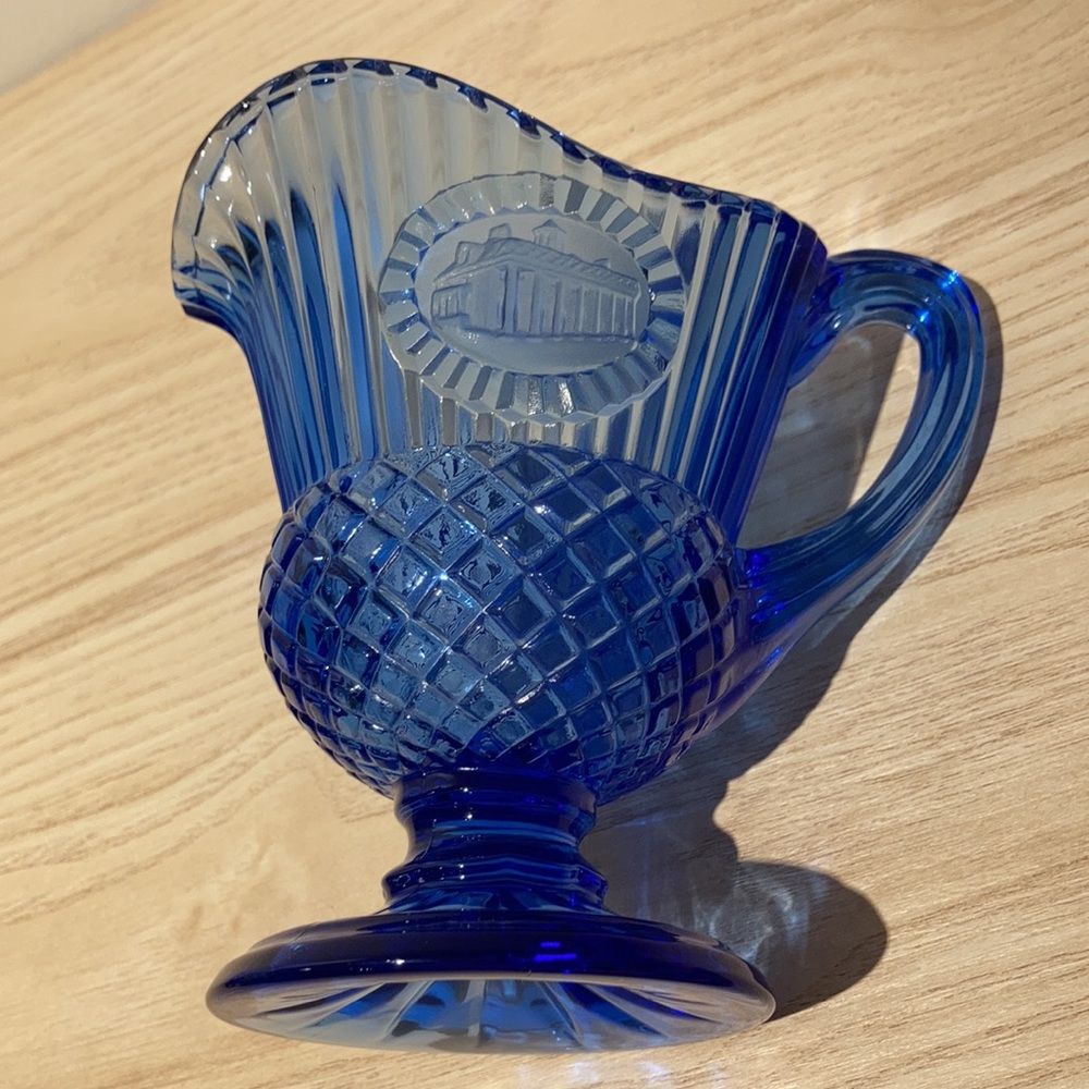 MT Vernon bicentennial vintage creamer blue - Picture 5 of 13